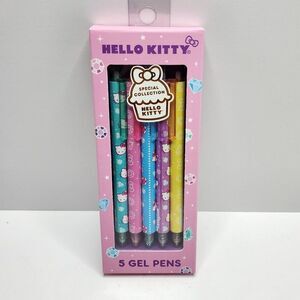 Hello Kitty Special Collection Gel Pens | Set of 5 | Gems, Diamonds, NEW